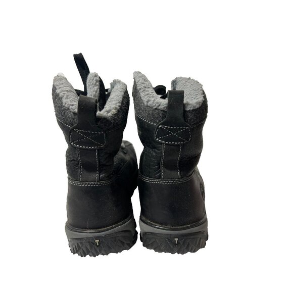 Timberland Waterproof gray Fur Lined Leather boots 10521 Black size 10 main image 10